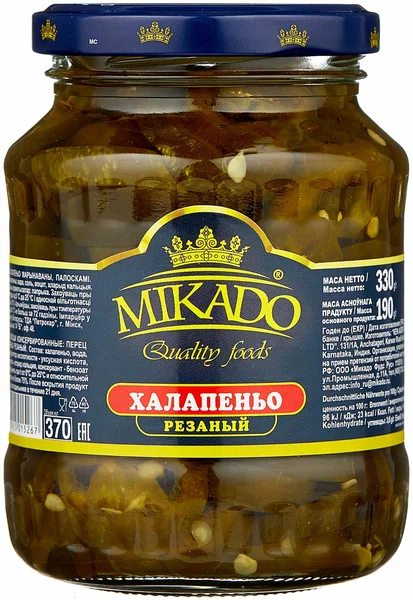 Микадо Халапеньо резаный 370мл